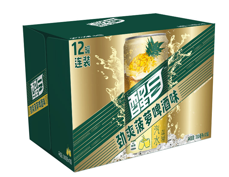菠萝味啤酒纸箱包装设计雷竞技在线进入
欣赏(图1)
