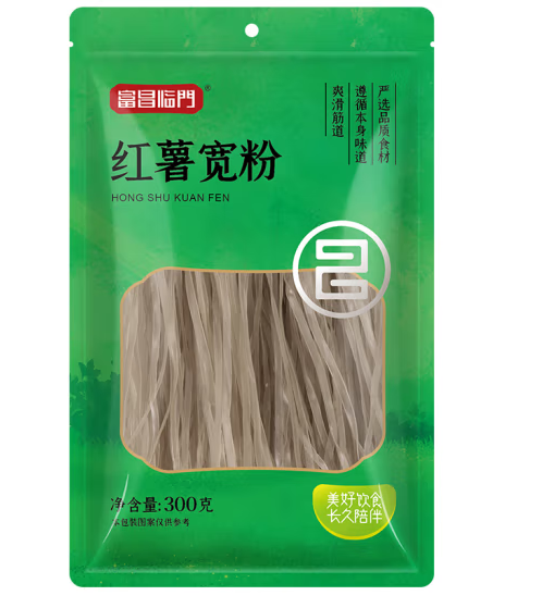 红薯宽粉包装设计怎么做好(图1)
