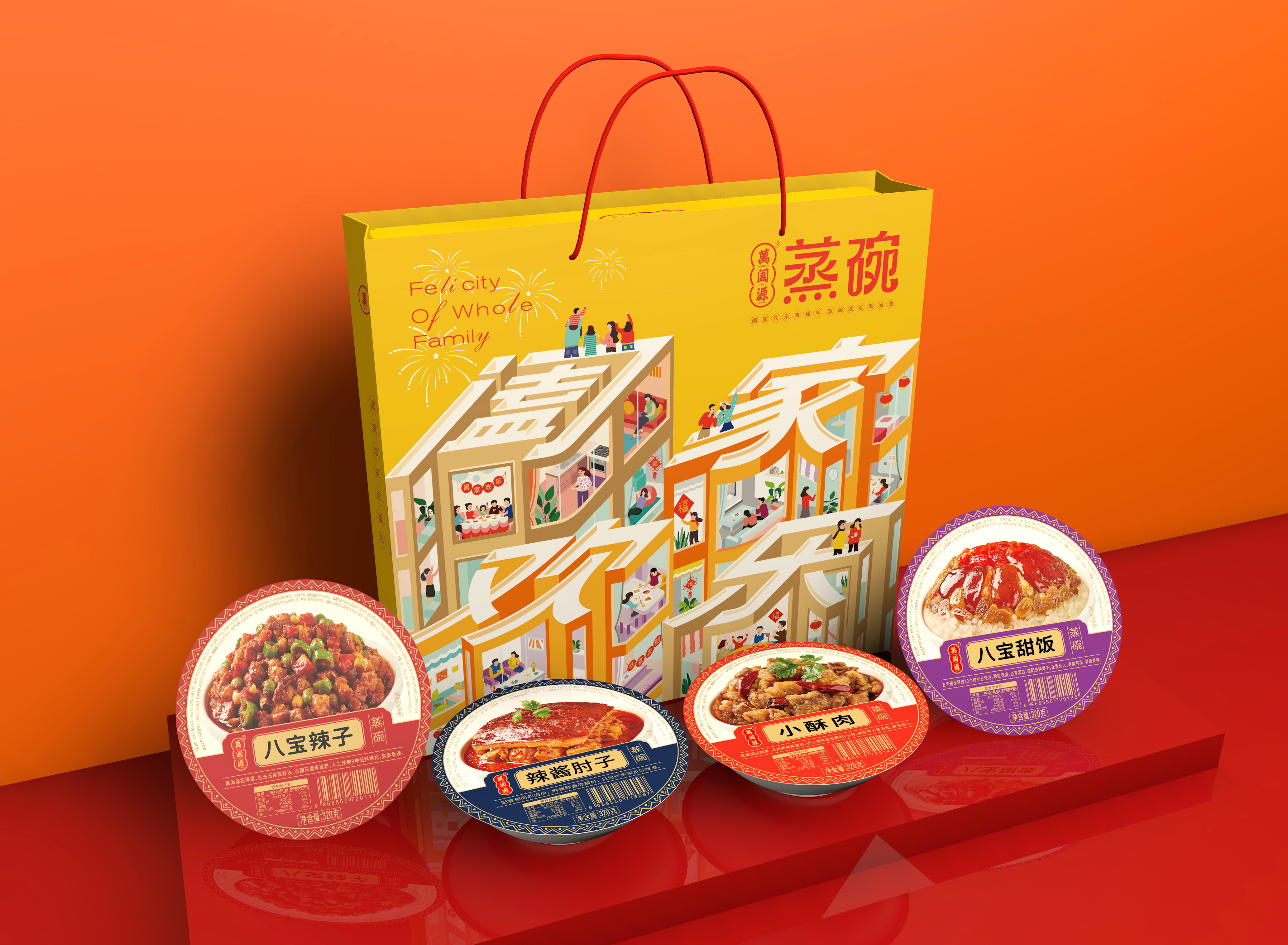 蒸碗礼盒包装设计雷竞技在线进入
欣赏(图1)