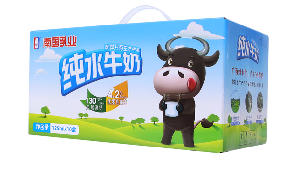 水牛奶纸盒包装如何设计有吸引力(图1)