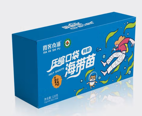有机海带苗的包装盒设计雷竞技在线进入
欣赏(图1)