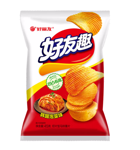 泡菜味薯片包装袋设计雷竞技在线进入
欣赏(图1)