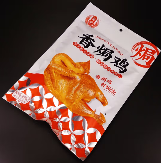 香焗鸡包装袋设计雷竞技在线进入
欣赏(图1)