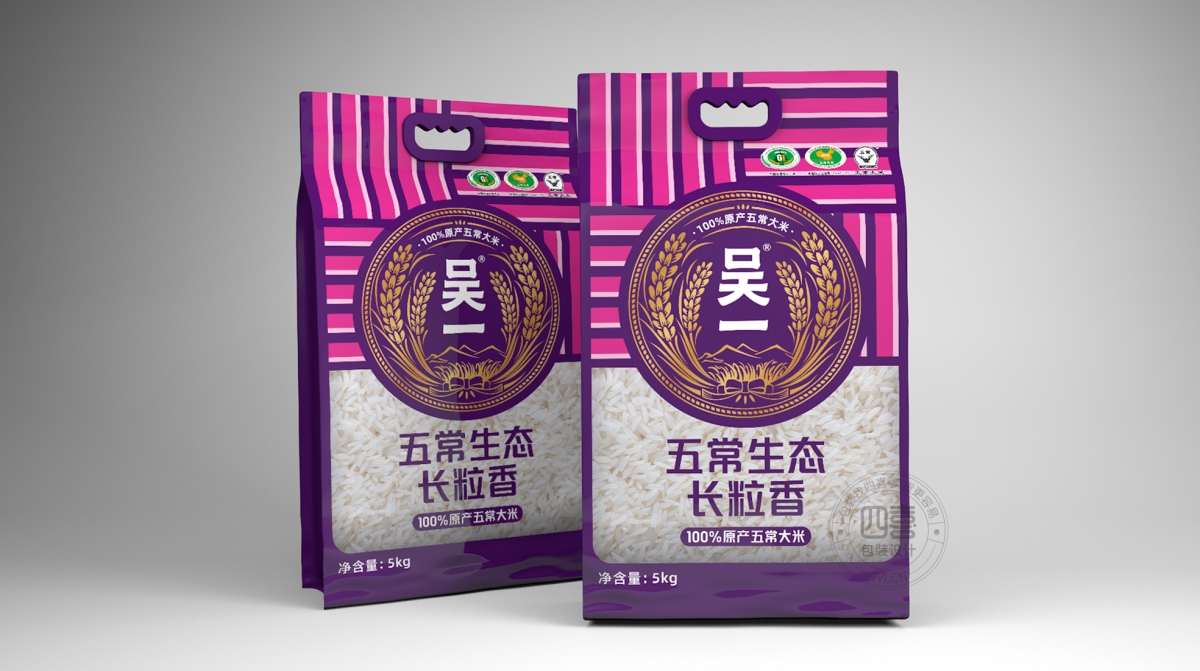 五常长粒香大米包装袋设计要求有哪些(图1)