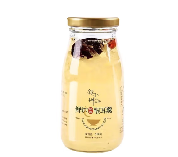 瓶装鲜炖银耳羹包装设计欣赏(图1)