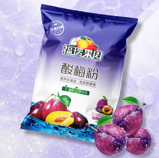 酸梅粉包装袋如何设计(图1)