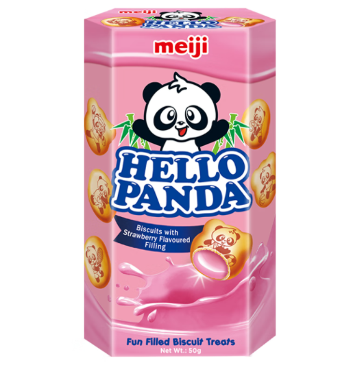 草莓夹心儿童饼干包装盒设计欣赏(图1)