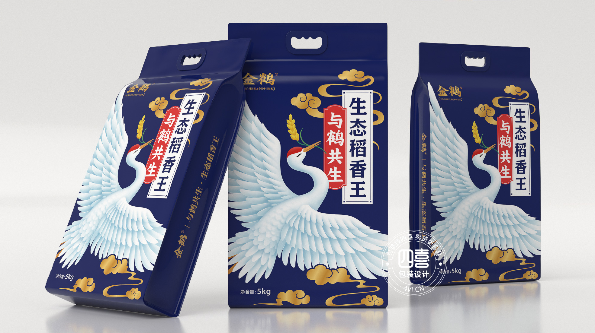 大米外包装设计，塑造品牌形象和增强品牌识别度(图1)