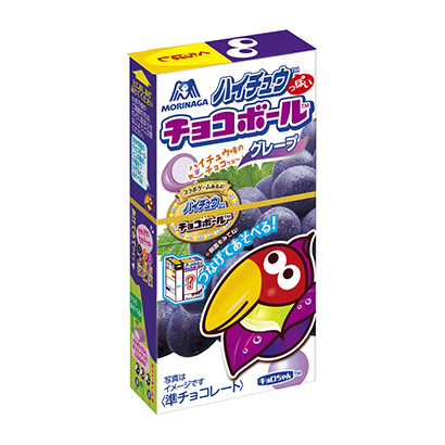 葡萄味巧克力球零食包装设计(图1) 葡萄味巧克力球零食包装设计(图1)