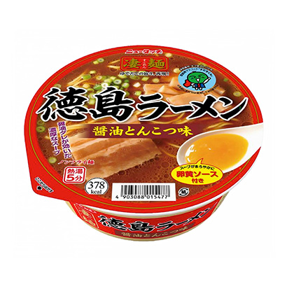 新触感恐怖拉面德岛酱油豚骨味(图1)