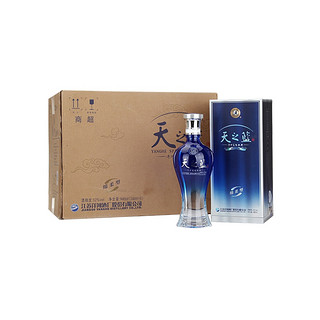 创意酒包装设计洋河 天之蓝 蓝色经典 52%vol 浓香型白酒产品包装设计欣赏(图2)