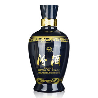 创意酒包装设计蓝汾清香型白酒单瓶装产品包装设计欣赏(图7)