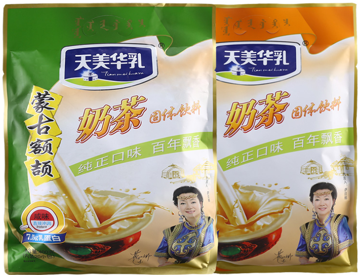 天美华乳品牌logo与产品包装设计欣赏(图3)