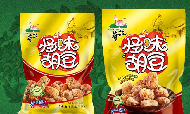 荷花牌品牌logo与食品包装设计欣赏(图4)