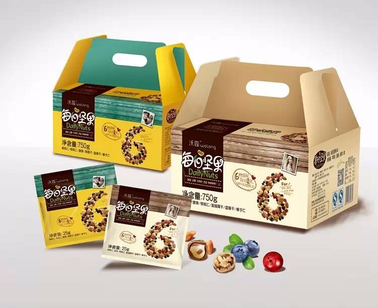 沃隆Wolong品牌logo与食品包装设计欣赏(图3)
