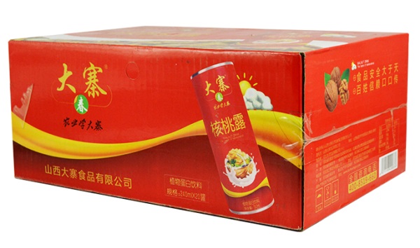 大寨核桃露品牌logo与食品包装设计欣赏(图2)