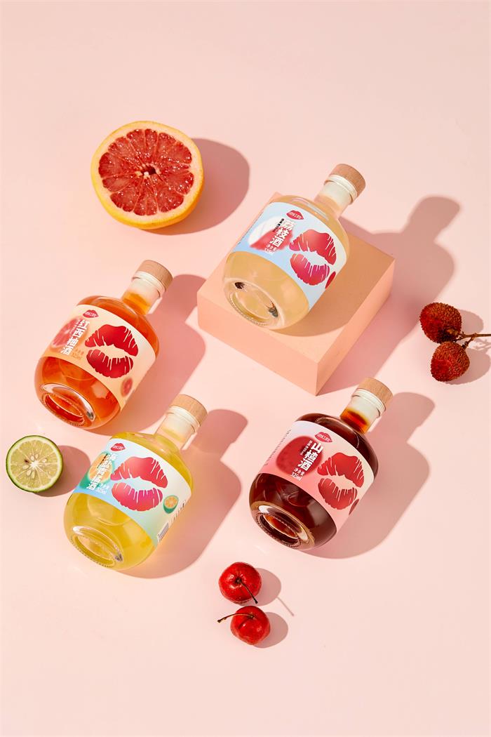 吻红颜品牌logo与食品包装设计欣赏(图2)
