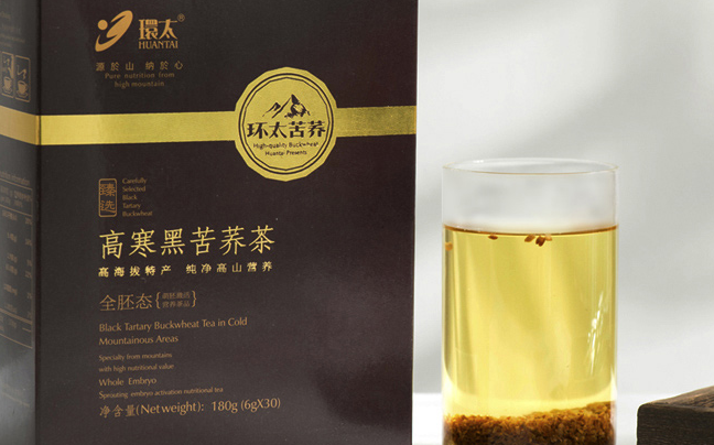 环太苦荞品牌logo与食品包装设计欣赏(图3)