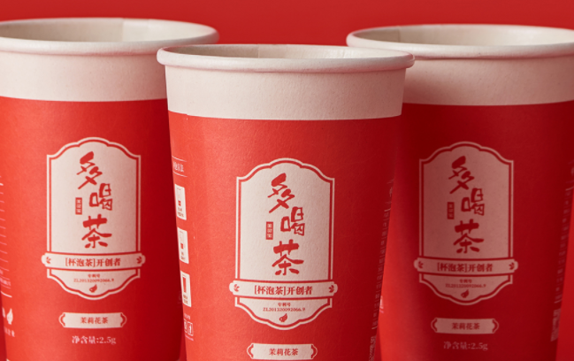 美灵宝茶 MERLINBIRD美灵宝品牌logo与食品包装设计欣赏(图3)