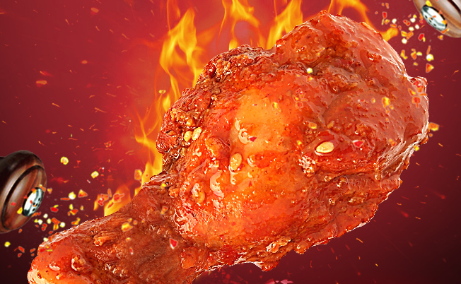 辣腮咯品牌logo与食品包装设计欣赏(图2)