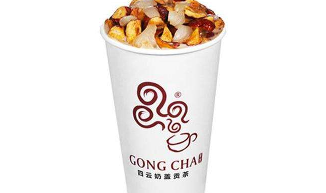 GONGCHA四云奶盖贡茶品牌logo与食品包装设计欣赏(图2)