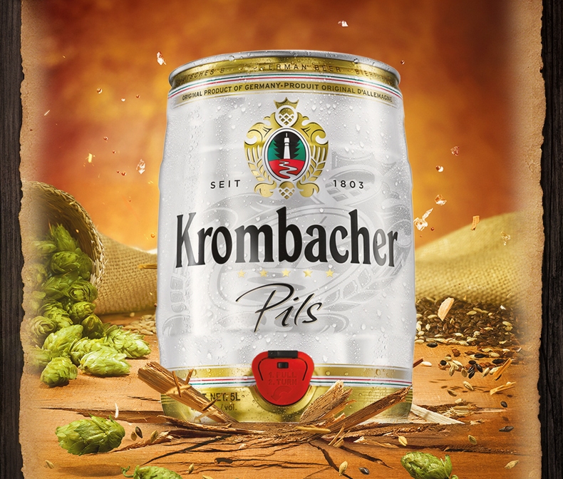 Krombacher科隆巴赫食品包装设计欣赏(图3)