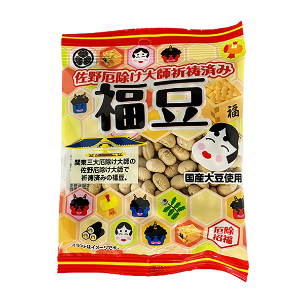 食品包装设计欣赏佐野消灾大师祈祷完毕福豆包装设计欣赏(图1)