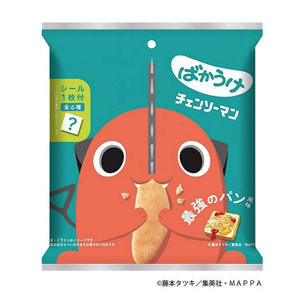 食品包装设计欣赏受电锯人的影响最强的面包风味栗山米果包装设计欣赏(图1)