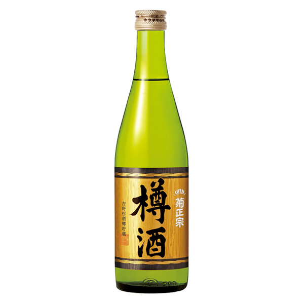 食品包装设计欣赏菊正宗生酥樽酒原创木方格付菊正宗酿酒包装设计欣赏(图1)