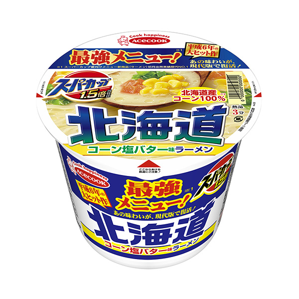 包装设计公司推荐超级杯倍北海道玉米盐黄油味拉面王牌厨师包装设计欣赏(图1)