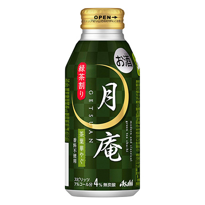 包装设计公司推荐朝日月庵绿茶兑朝日啤酒包装设计欣赏(图1)
