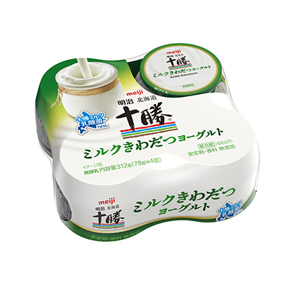 包装设计公司推荐明治北海道十胜牛奶极品酸奶明治包装设计欣赏(图1)