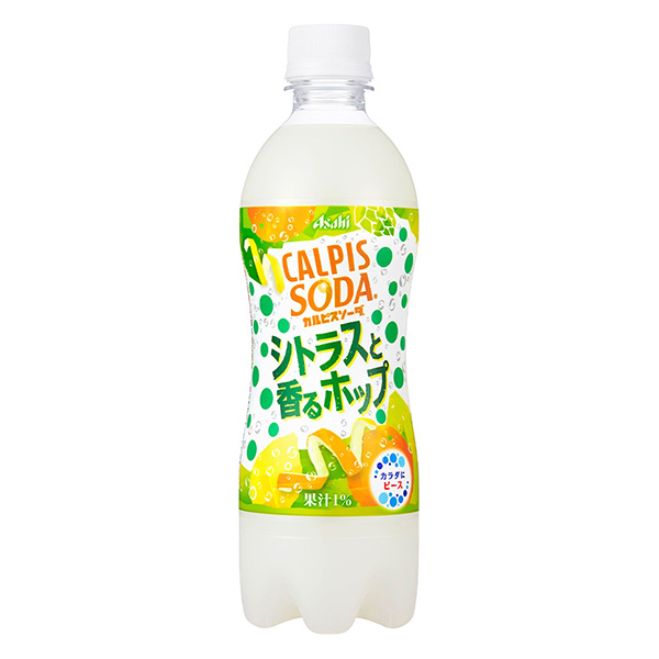 包装设计公司推荐排骨苏打柑橘和香味啤酒花朝日饮料果实清凉饮料包装设计(图1)