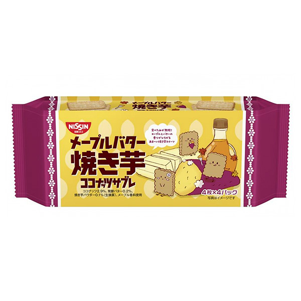 椰子酱枫糖黄油烤红薯日清思科包装设计(图1)