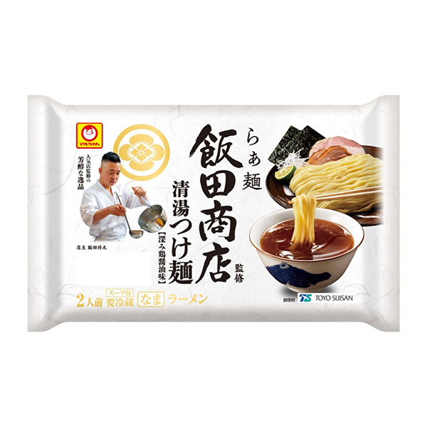 包装设计公司推荐马尔酱面饭田商店监修清汤泡面浓鸡酱油味东洋水产面类包装设计(图1)
