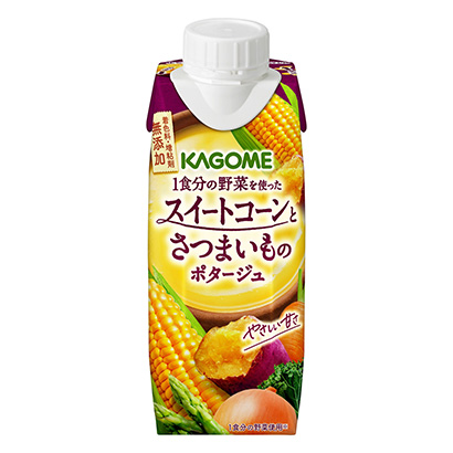包装设计公司推荐使用了餐蔬菜的甜玉米和红薯浓汤可果美(图1)