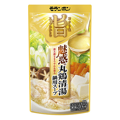 包装设计公司推荐醇厚汤缠绕的魅惑丸鸡清汤锅用汤莫伦邦调味料包装设计(图1)