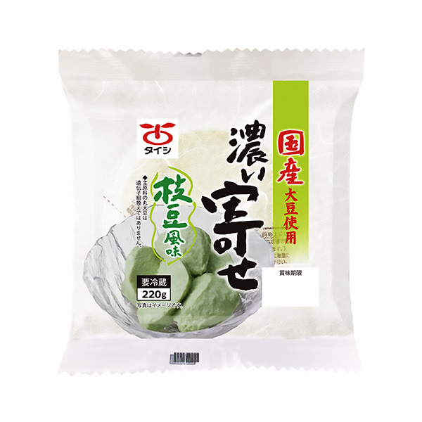 国产浓稠豆腐毛豆风味包装设计欣赏(图1)