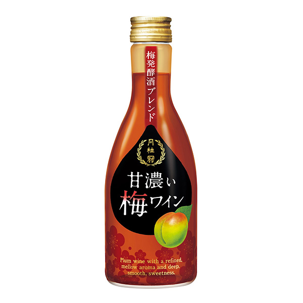 甜浓梅葡萄酒月桂冠酒类包装设计(图1)