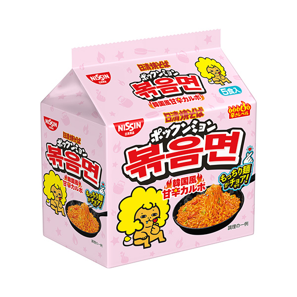 日清炒面 pockuming韩国风味甜蜜蜜包装设计欣赏(图1)