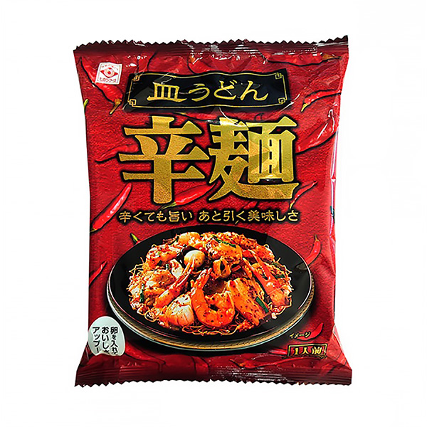 辣面盘乌冬面包装设计(图1) 辣面盘乌冬面包装设计(图1)