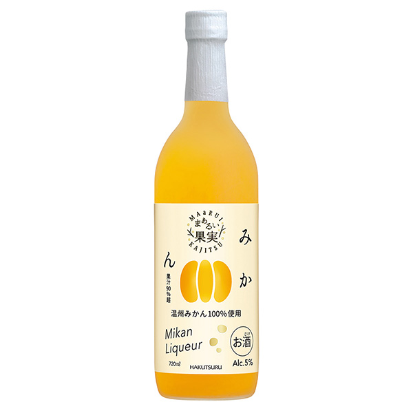 白鹤或果实橘子白鹤酒造酒类包装设计(图1)