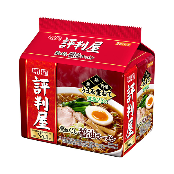 明星评价屋重头酱油拉面明星食品面类包装设计(图1)