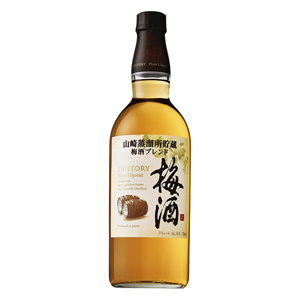 三得利梅酒山崎蒸馏所贮藏梅酒混合料三得利包装设计(图1)