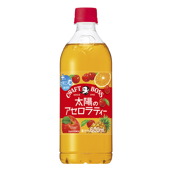 牛皮大王太阳的阿塞拉三得利食品国际果实清凉饮料包装设计(图1)