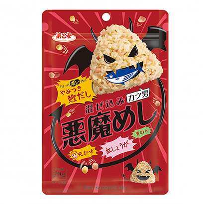 混在一起的恶魔饭和啄木鸟鲣鱼滨乙女烹饪品包装设计(图1)