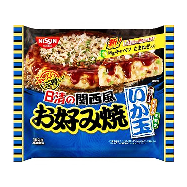 冷冻日清的关西风大阪烧墨鱼球包装设计欣赏(图1)