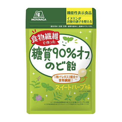 糖分关的喉咙糖森永制菓健康食品包装设计(图1)