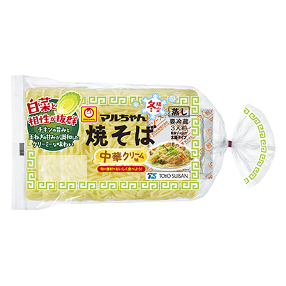 麦尔炒面冬季限定中华霜味东洋水产面类包装设计(图1)