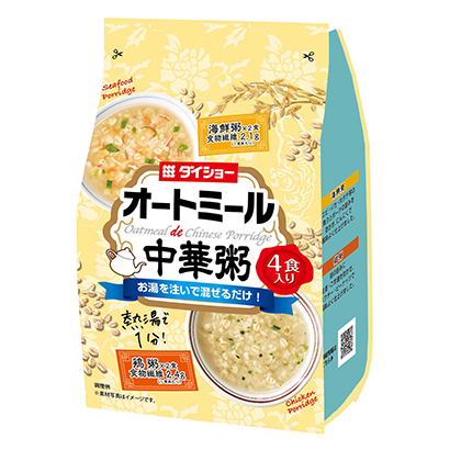 燕麦粥中华粥鸡粥海鲜粥戴秀烹饪品包装设计(图1)